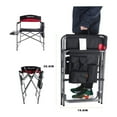 thumbnail image 5 of KingCamp Camping Folding Chair with Side Table & Storage Pocket, Grey, 5 of 7