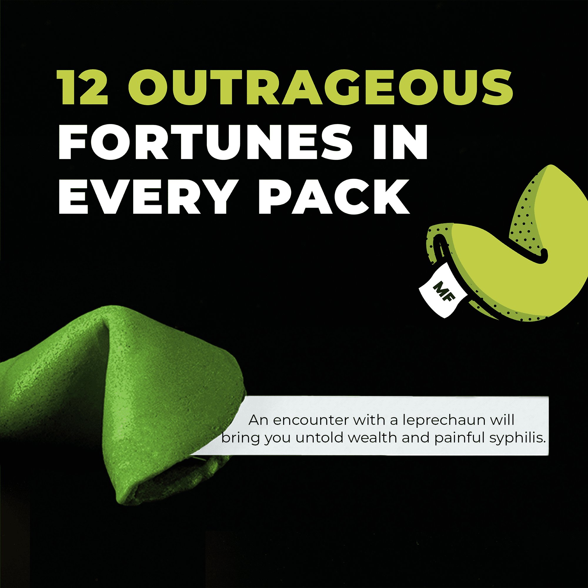 Miss Fortunes - Funny Fortune Cookies - The Unlucky Dozen - For