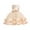 Beige, variant on Edvintorg 3-8Years Princess Dress for Girls Toddler Girls Solid Color Pearl Net Yarn Bowknot Birthday Party Flowers Gown Dresses Kids Clothes Girls