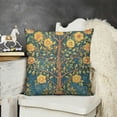 thumbnail image 2 of YINGXI Pillow Covers Wreath Pattern Pillow Cases Square Decorative Cushion Covers for Sofa Couch 24x24in, 2 of 5