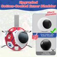 thumbnail image 3 of Balón de fútbol Dog Toy Diman Dog con 9 correas de nailon para perros, 3 of 6