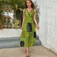 thumbnail image 5 of Geometric Printing Vestido Sin Mangas Vestidos Para Mujer, Vestido Suelto De Verano 2025, 5 of 5