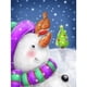thumbnail image 2 of Cuadros Decorativos Cuadros Decorativos Muñeco de nieve 5D DIY Diamond Painting Kits Full Round Dril Likrtyny embutido en tela, 2 of 8