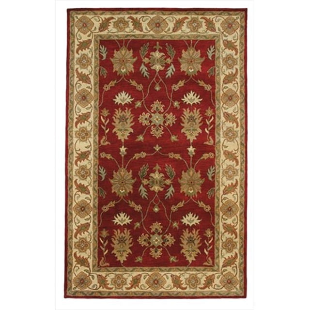 Dynamic Rugs CH691403300 Charisma 5 ft. x 8 ft. 1403-300 Rug - Red/Ivory