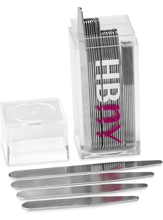 Quality Plugs - 40 Metal Collar Stays For Men Dress Shirts 4 Sizes In  Plastic Box : Target