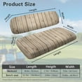 thumbnail image 3 of Psesaysky Breathable Universal Seat Covers for Ezgo Club Car Seats Golf Cart Wooden Pattern Golf Front and Back Seat Cushion Cover Fit Like a Glove, 3 of 8