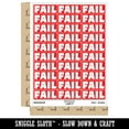 thumbnail image 2 of Fail Bold Text Test Inspection Sticker Set - Red - Matte Finish - 1.75" Medium, 2 of 7