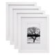 thumbnail image 1 of Set de 4 marcos de fotos Egofine de madera maciza blanca, 8 x 10, 1 of 5