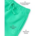 thumbnail image 5 of Garanimals Toddler Color Mix Solid Sweatpants Size 0M-6T, 5 of 10