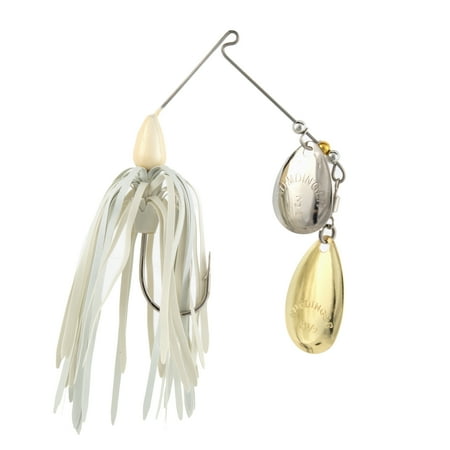 Humdinger Spinnerbait Lure Gold Colorado & Nickel Size 4/0 1/4 Oz.