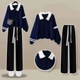 thumbnail image 3 of Girls 2 Piece Outfit Fall Long Sleeve Pullover Sweatshirt and Sweatpants Set Kids Tracksuit Sweatsuit Set Fashion Clothes, 3 of 5