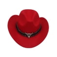 thumbnail image 3 of Wweixi Western Outback Cowboy Hat Embrace Inner Cowboy Retro-inspired Hat Which Can Be white 1 Pc, 3 of 6