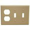 thumbnail image 2 of Morris Products 81260 Lexan Wall Plates 3 Gang 1Duplex 2 Toggle Ivory, 2 of 2