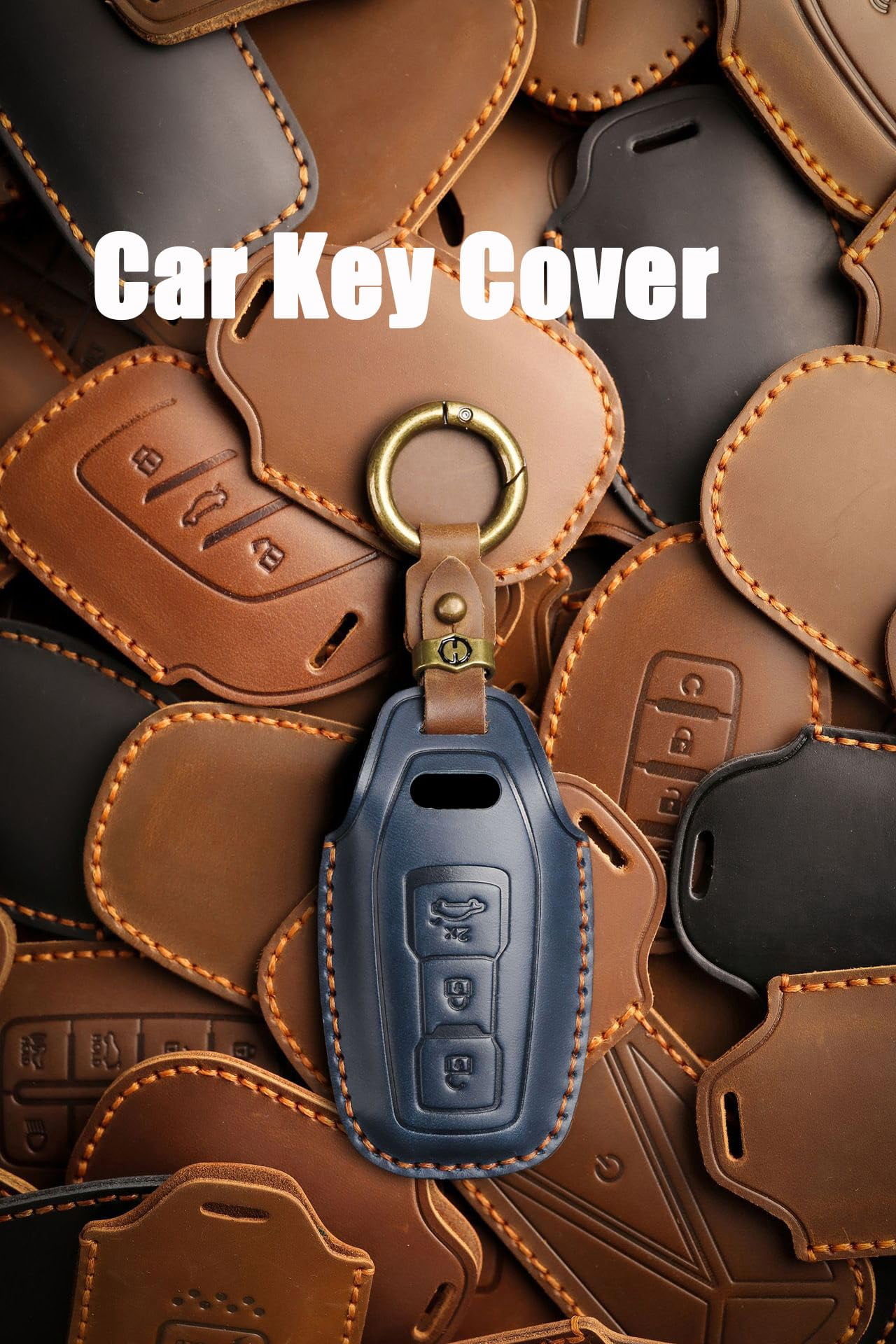 Car Key Cover Fot for Audi 2025 Key Fob Smart Remote Key Skin for A5 A5L A6 A6L Q6L Q6 RSQ6 RS6 SQ6 S6 e-tron,360 Degree Full Protection