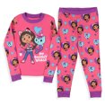 thumbnail image 3 of Gabby's Dollhouse Bubbly World Toddler Girls' Tight Fit 2-Piece Pajama Set, 3 of 6