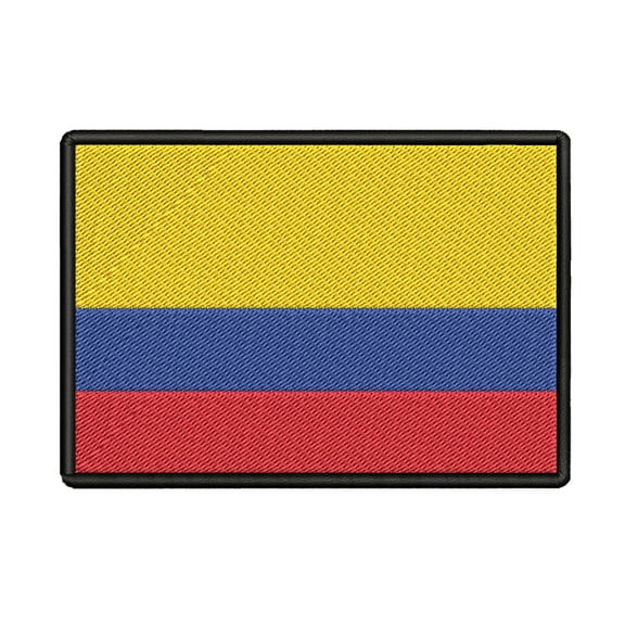 Colombia Flag Embroidered Iron-on Patch