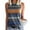 Dark blue, variant on Baqcunre Corset Top Womens Crewneck Sleeveless Print Tank Tops Summer Casual Loose Fit Basic T Shirts Beach Blouse Womens Tops Tank Top For Women Blue L
