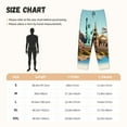 thumbnail image 4 of Bingfone Pajamas for Women,Iconic Global Landmarks Pajama Pants with Pockets-X-Large, 4 of 7