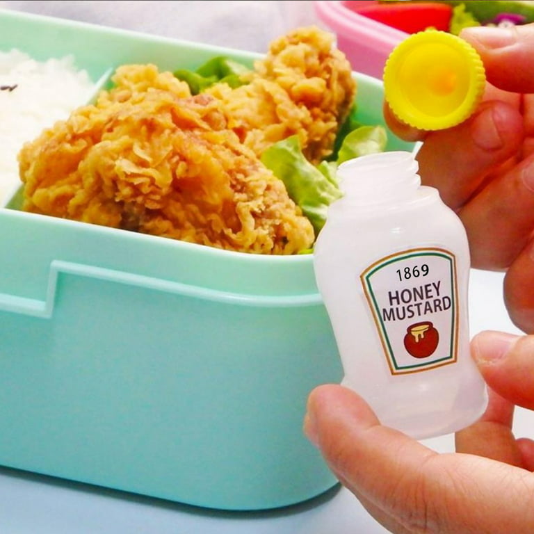 Small Salad Dressing Containers, Mini Seasoning Sauce Bottles, Portable Ketchup  Bottle Salad Dressing Container For Bento Lunch Box, Jars, Portable  Squeezable Squirt Condiments Jars For Kids Adults Bento Box, Hand Wash, Home
