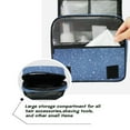 thumbnail image 6 of Travel Hanging Toiletry Bag Home Cosmetic Organizer Makeup Bag Glitter Shiny Sparkling, 6 of 8