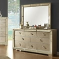 thumbnail image 2 of Benzara Modish Victorian Style Wooden Dresser With Loop Handles, Silver, 2 of 2