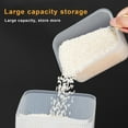 thumbnail image 3 of Blasgw Rice Dispenser Polypropylene Material Large Grain Container Storage with Lid and Measuring Cylinder Household Cereal Dispenser Bucket for Kitchen Soybean Corn White, 3 of 8