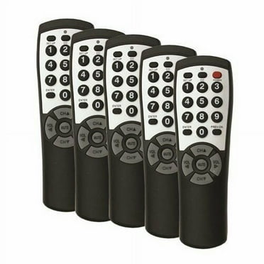 Brightstar BR100B Universal TV Remote - Pack Of 5