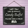 thumbnail image 6 of JennyGems Candy Buffet Wood Stand Up Sign for Wedding Reception, Birthday, Anniversaries, Bridal Showers, Baby Shower Parties - Wall Display for Candy Table Bar, 6 of 12