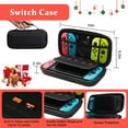 thumbnail image 3 of Accessories Kit for Nintendo Switch Games Bundle Wheel Grip Caps Carrying Case Screen Protector Controller Charger (23 In 1), 3 of 8