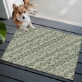 thumbnail image 4 of Green Floral Bathroom Rug Washable 2x3 Entryway Rug Non Slip Spring Flowers Pattern Botanical Vintage Front Door Mat Low Pile Indoor Doormat Throw Floor Carpet for Kitchen Bedroom Entrance, 4 of 8