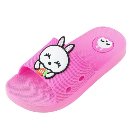 

Binmer Children Baby Kids Girls Boys Home Slippers Cartoon Rabbit Floor Shoes Sandals