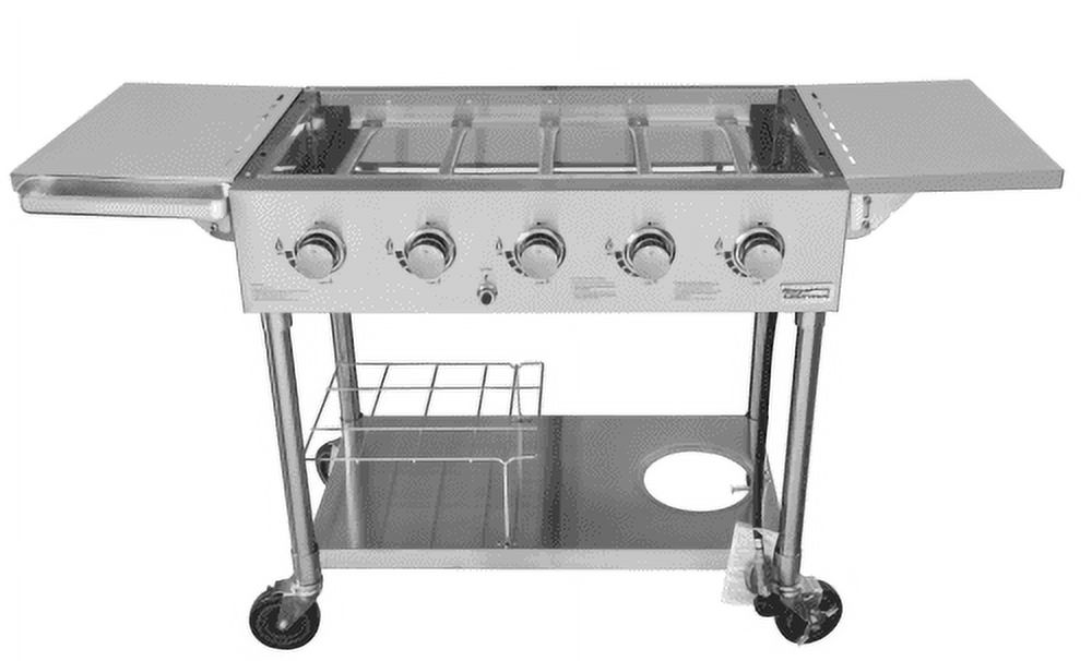 Royal Gourmet GB5000S Regal 5-Burner 65,000-BTU Propane Gas Grill Griddle, 36’’L, Outdoor Cooking, Tailgating - image 5 of 6