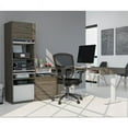 Bestar 130852000035 ProVega Height Adjustable LDesk with Storage
