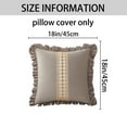 thumbnail image 6 of Unique Bargains 2 Pack Boho Throw Pillow Covers Cushion Cases Grey, 6 of 6