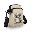 thumbnail image 3 of HELLHERO Owl Pattern Women Shoulder Bag Trendy, Adjustable Strap for Travel, Outdoor Holiday Travel, 3 of 7