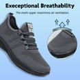 thumbnail image 4 of BERANMEY Mens Casual Running Sneakers Breathable Mesh Walking Sneakers for Mens Womens Lightweight Tennis Shoes Training Sneakers with Gym Workout Travel Sports, 4 of 7