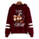 thumbnail image 4 of Sudadera con capucha con estampado de letras de panda para hombre y mujer, suéter holgado, camisetas casuales de manga larga con personalidad, 4 of 4