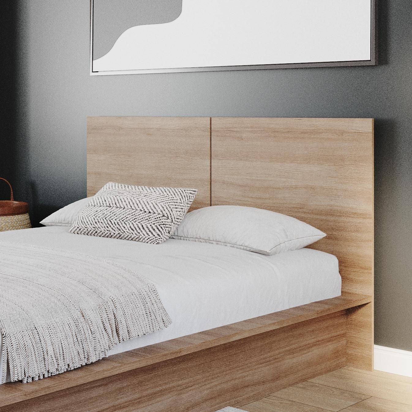 Nexera James Platform Bed with Headboard