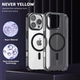 thumbnail image 2 of Protective Case for iPhone 15, Translucent Cover, Shockproof Protection, Non-Yellowing Magnetic Case for iPhone 15, Black, 2 of 7
