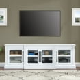 thumbnail image 3 of Whalen Rowan Low Profile TV Stand for TV up to 85", White Finish, 3 of 11