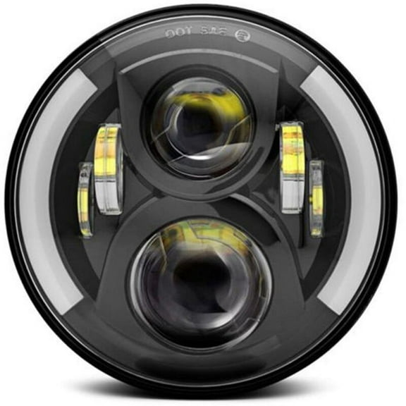 LED Motorcycle Headlights 12V/24V, Retro Round Headlights, Jeep Wrangler 7 Inch Headlight Replacement