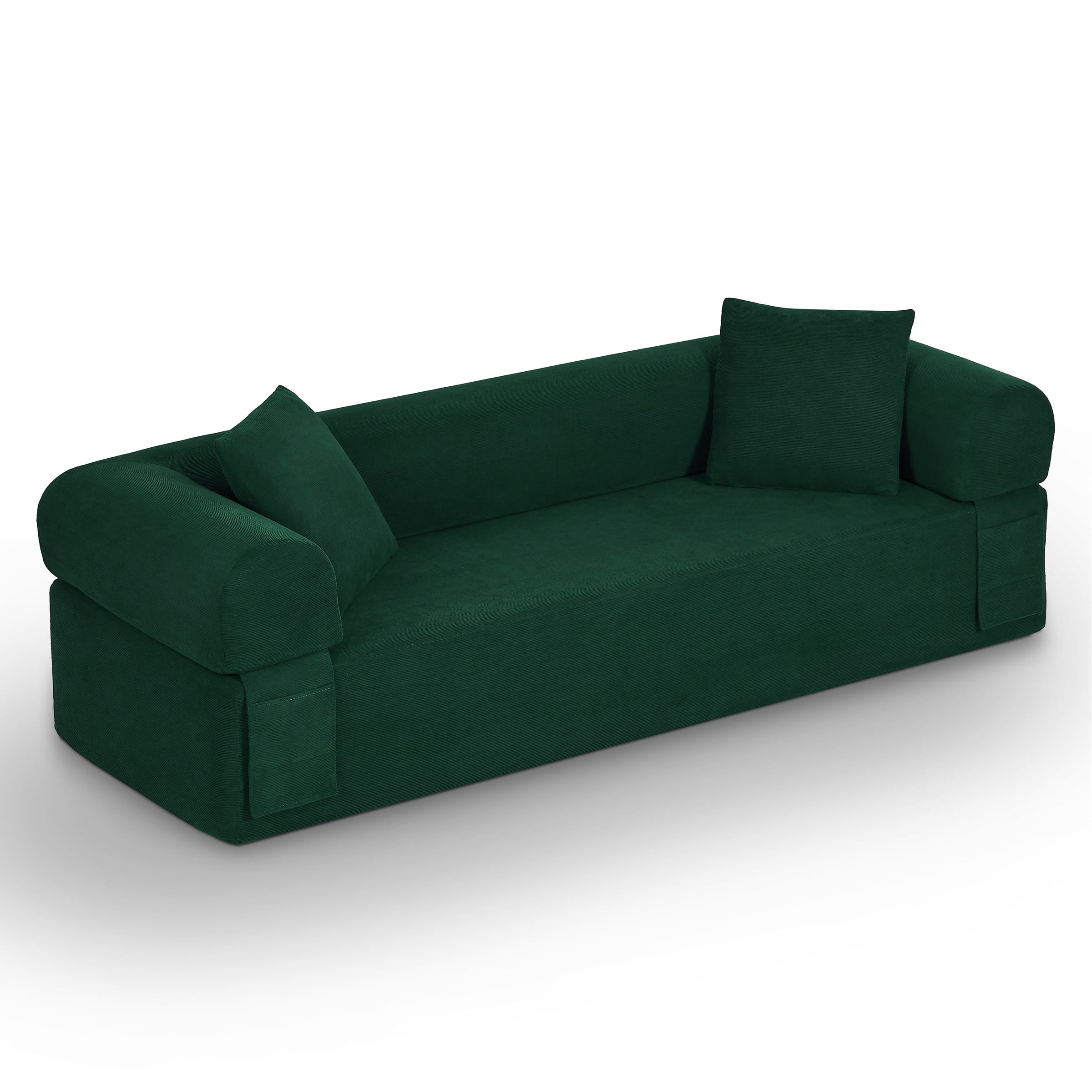 3Seater Sofa Boneless Couches,No Assembly Needed, Modern Sofa for Compact Living Rooms, Apartments, and Offices