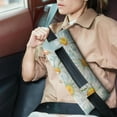 thumbnail image 2 of Summer Wildflower Daisy Mastectomy Pillow - Boho Seatbelt Cushion - Skin-Friendly Plush Fabric for Sensitive Skin, 2 of 7