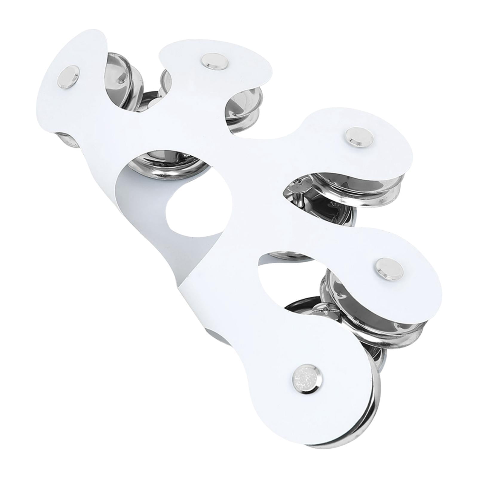 JWQFBC Hi Hat Tambourine Gifts Hand Held Percussion for KTV Stage Performance Party