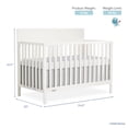 thumbnail image 2 of Fisher-Price Meadowbrook 4-in-1 Convertible Baby Crib by Dream On Me, Cannoli Cream, 2 of 10