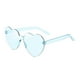 thumbnail image 4 of 12 gafas de sol con forma de corazón para mujer, sin montura, para fiesta, cumpleaños, boda, despedida de soltera, 4 of 5
