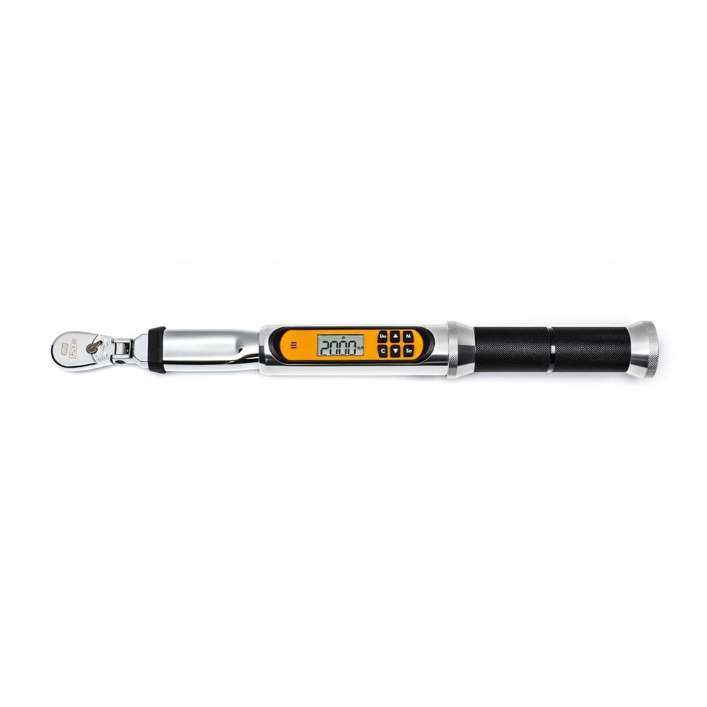 Gearwrench 85194 1/4 120XP Flex Head Electronic Torque Wrench with