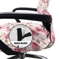 thumbnail image 5 of Whosucclay Butterfly Rose Print Computer Office Chair Cover, Waterproof Office Chair Cover Thick Desk Chair Cover Water Resistant High Back Chair Slipcover Non Slip Chair Seat Protector-S, 5 of 7