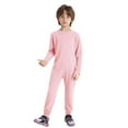 thumbnail image 2 of inlzdz Special Needs Adaptive Clothing for Children Cotton Long Sleeve Anti-strip Jumpsuit Onesie Orange Pink 8, 2 of 7