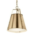 thumbnail image 3 of 52710CPZ Kichler Lighting Etcher - 1 Light Pendant-17 Inches Tall and 13 Inches Wide-Champagne Bronze Finish, 3 of 8